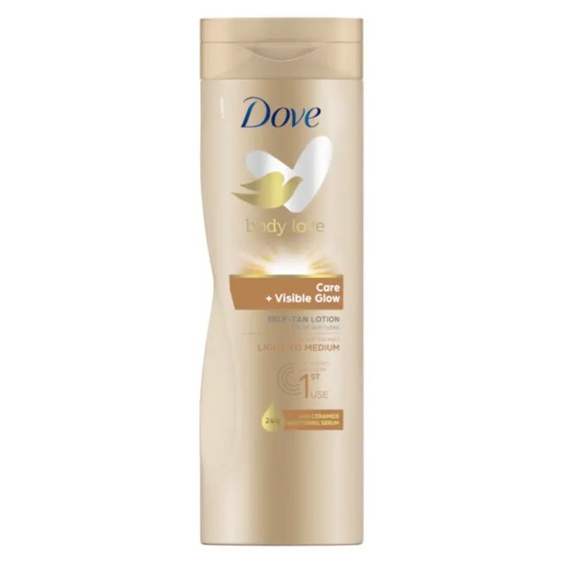 Dove Body Lotion Visible Glow Gradual Self - Tan, 400ml, GERMANY - ImportedWares