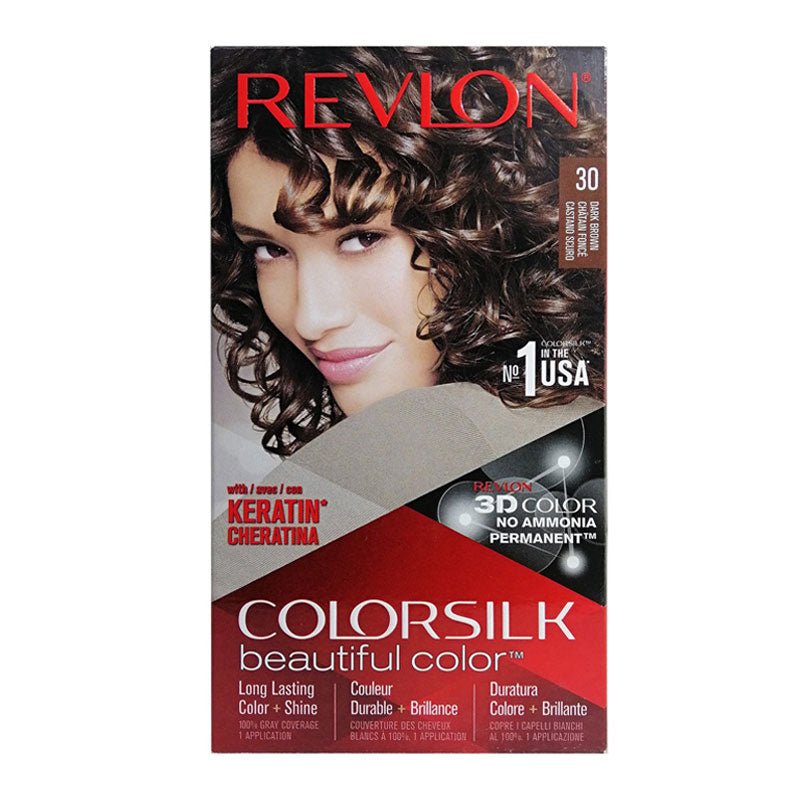 Revlon Colorsilk Hair Color 30 Dark Brown, ITALY - ImportedWares