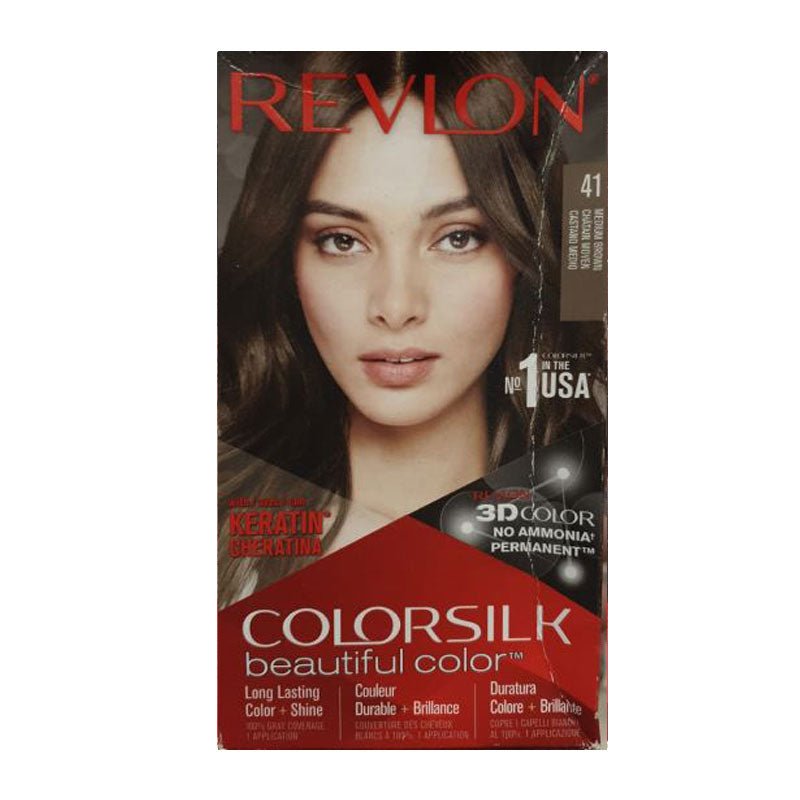 Revlon Colorsilk Hair Color 41 Medium Brown, ITALY - ImportedWares