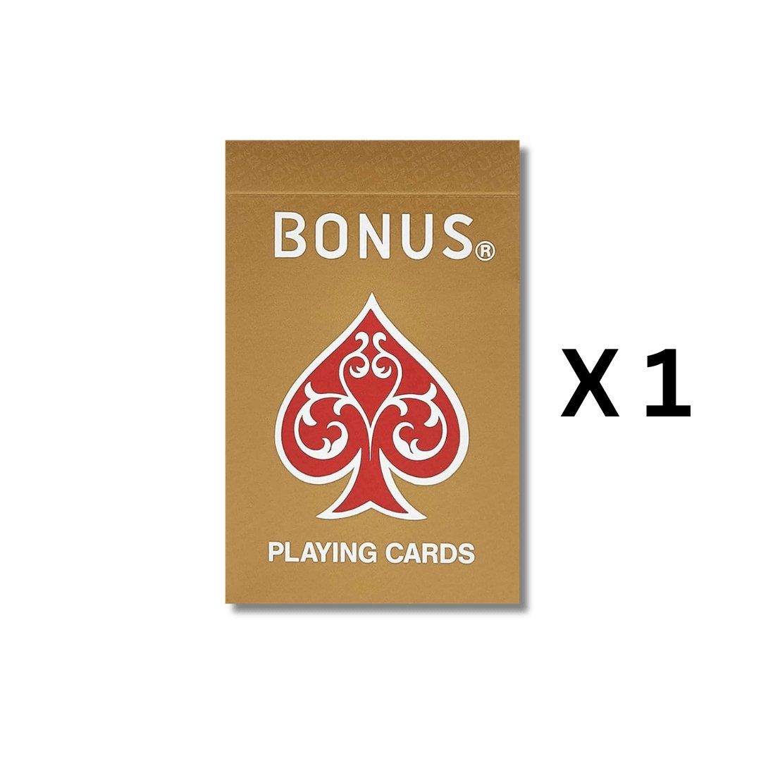 Bonus Playing Cards, 1 Pack, 52 cards 100% Original Made in USA - ImportedWares