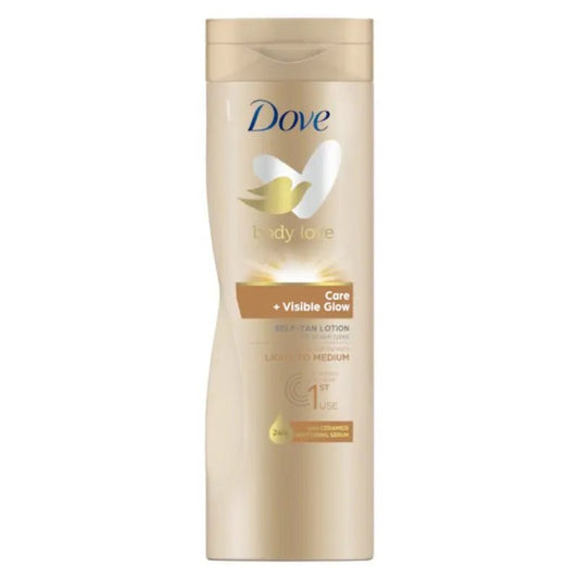 Dove Body Lotion Visible Glow Gradual Self - Tan, 400ml, GERMANY - ImportedWares