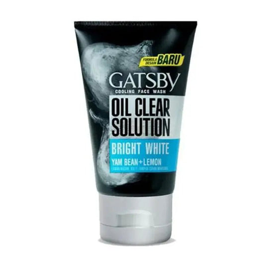 Gatsby Face Wash, Oil Clear Solution, Bright White Yam Bean + Lemon, 100ml, JAPAN - ImportedWares