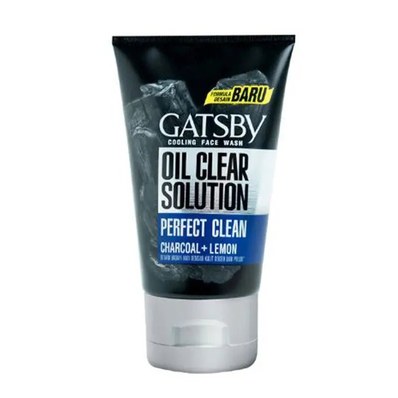 Gatsby Face Wash, Oil Clear Solution, Perfect Clean, Charcoal + Lemon, 100ml, JAPAN - ImportedWares