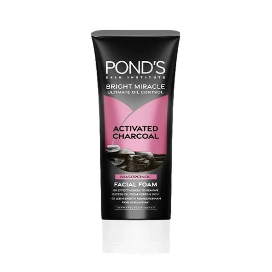 Ponds Face Wash Bright Miracle ACTIVATED CHARCOAL Ultimate Detox, 100g, INDONESIA - ImportedWares