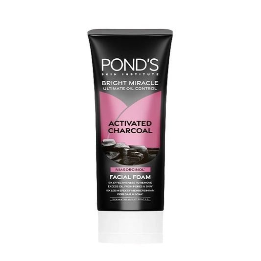 Ponds Face Wash Bright Miracle ACTIVATED CHARCOAL Ultimate Detox, 50g, INDONESIA - ImportedWares