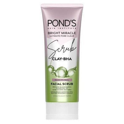 Ponds Face Wash Bright Miracle CLAY - BHA, 100g, INDONESIA - ImportedWares