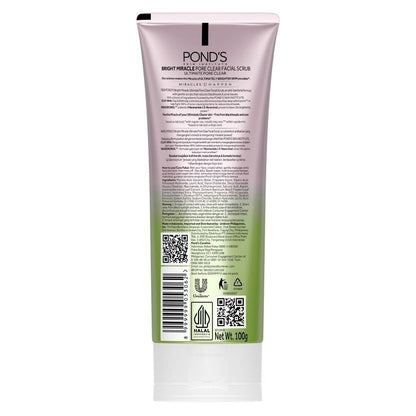 Ponds Face Wash Bright Miracle CLAY - BHA, 100g, INDONESIA - ImportedWares