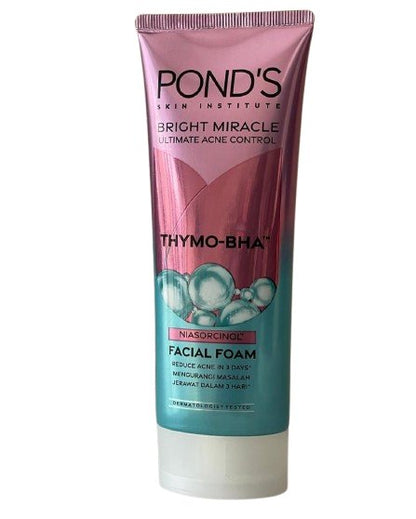 Ponds Face Wash Bright Miracle THYMO - BHA Acne Control, 100g, INDONESIA - ImportedWares