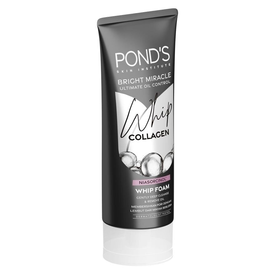 Ponds Face Wash Bright Miracle WHIP COLLAGEN, 100g, INDONESIA - ImportedWares