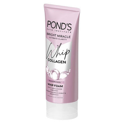 Ponds Face Wash Bright Miracle WHIP COLLAGEN, 100g, INDONESIA - ImportedWares