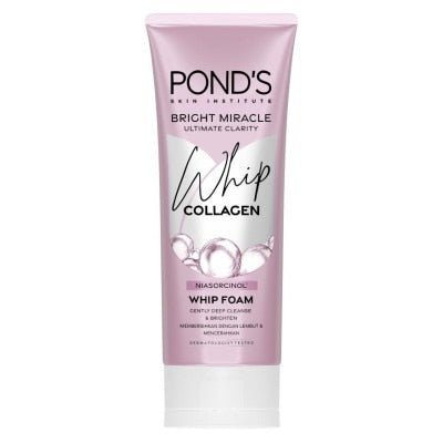 Ponds Face Wash Bright Miracle WHIP COLLAGEN, 100g, INDONESIA - ImportedWares