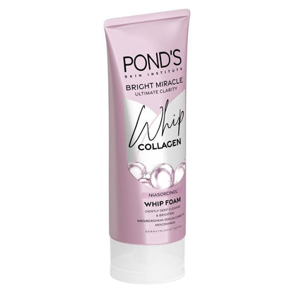Ponds Face Wash Bright Miracle WHIP COLLAGEN, 100g, INDONESIA - ImportedWares