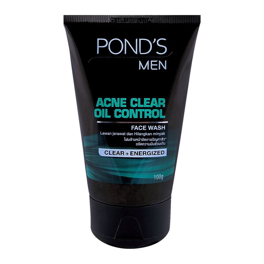 Ponds Men Face Wash Acne Solution Anti Acne, 100g, INDONESIA - ImportedWares