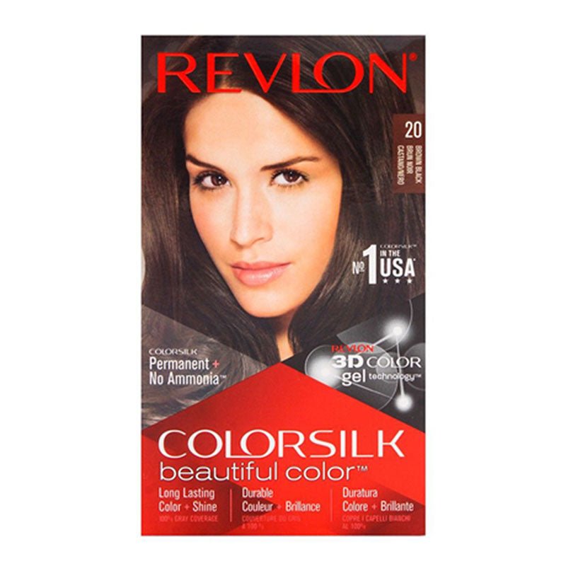 Revlon Colorsilk Hair Color 20 Brown Black, ITALY - ImportedWares