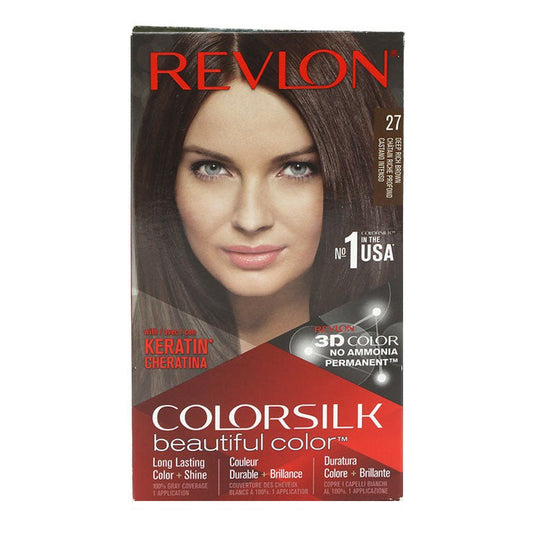 Revlon Colorsilk Hair Color 27 Deep Rich Brown, ITALY - ImportedWares