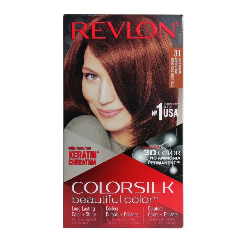 Revlon Colorsilk Hair Color 31 Dark Auburn, ITALY - ImportedWares