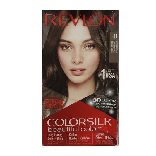 Revlon Colorsilk Hair Color 41 Medium Brown, ITALY - ImportedWares