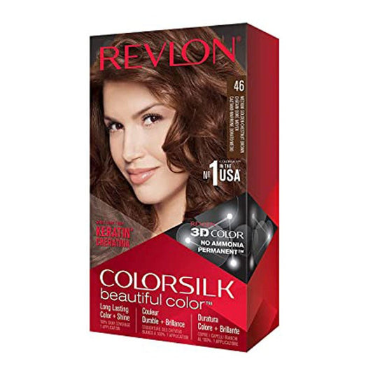 Revlon Colorsilk Hair Color 46 Medium Golden Chestnut Brown, ITALY - ImportedWares