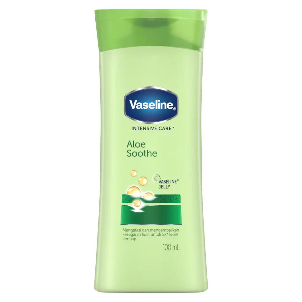 Vaseline Body Lotion Intensive Care Aloe Soothe, 100ml, INDONESIA - ImportedWares