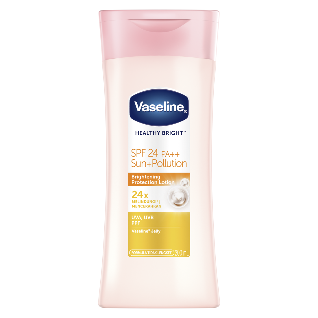 Vaseline Healthy Bright SPF24 Sun and Pollution Protection Lotion 200ml Indonesia